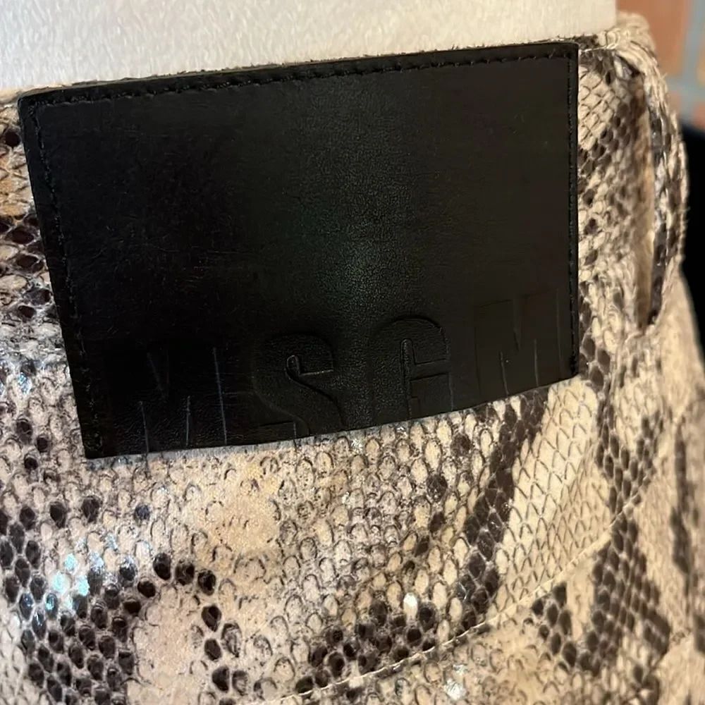 MSGM Python Print High Waisted Straight Leg Pants… - image 7